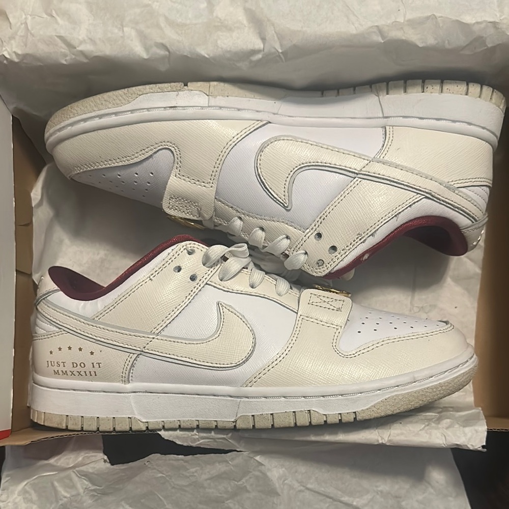 Nike White Classic Low-Top Sneakers